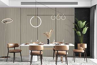 荆门轻奢风格-餐厅