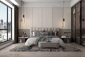 荆门现代风格-卧室