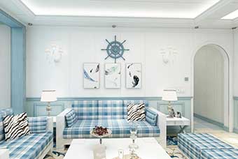 荆门地中海风格-客厅