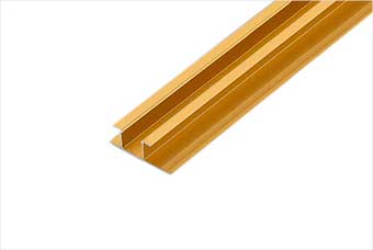 荆门航空纤维墙咔铝合金带灯中条（钛金氧化）