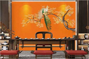 荆门森佰汇航空纤维墙咔（春花秋月）