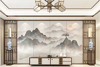 荆门森佰汇航空纤维（山水画系列）