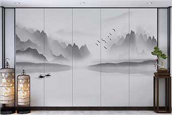 荆门森佰汇航空纤维（山水画系列）